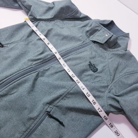 The North Face WindWall Green Jacket Zip Up Long Sleeves Pockets - Picture 6 of 14
